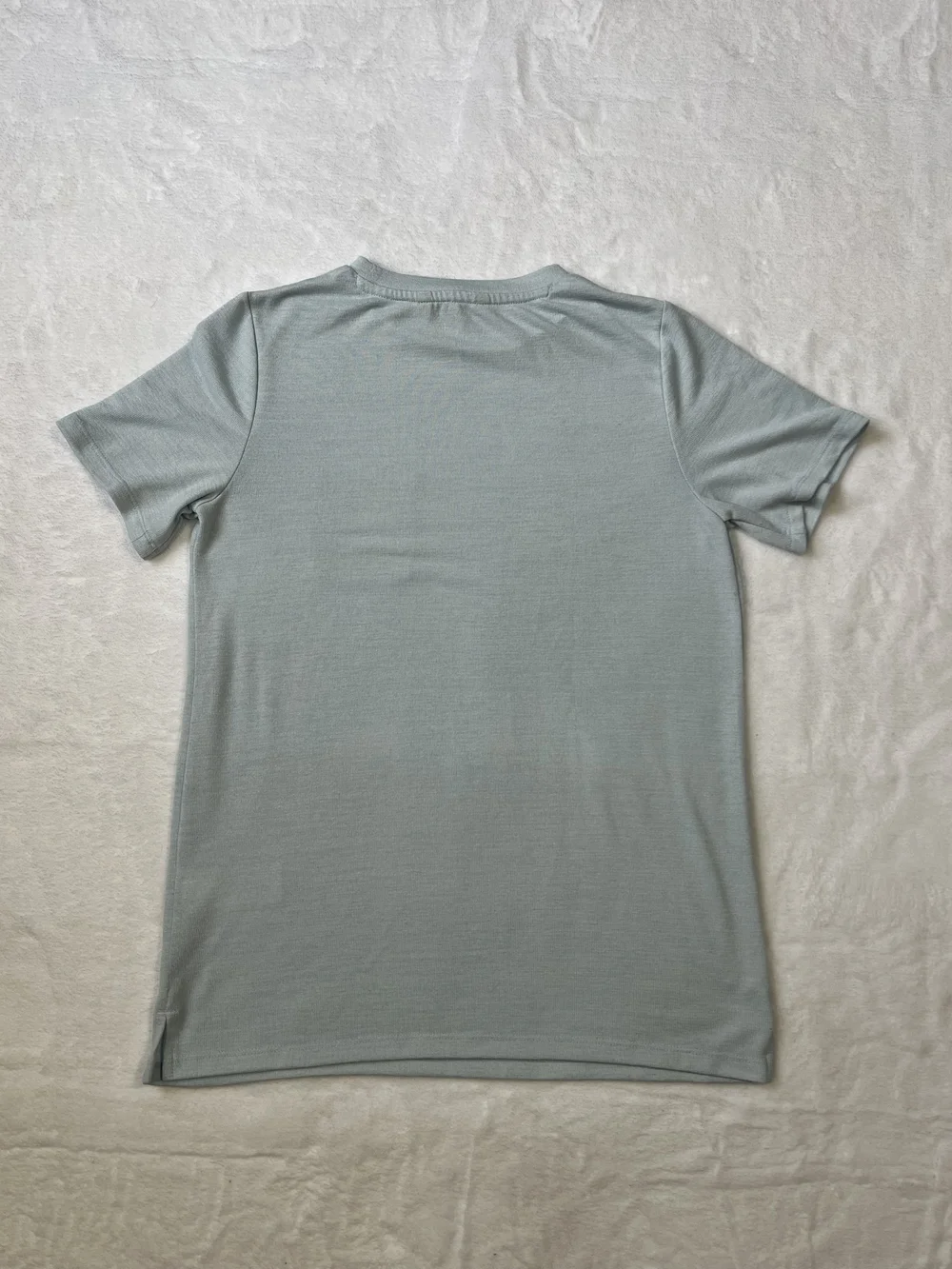 Banana Republic Mens Small Light Green Short Sleeve Pocket Tee Shirt Rayon Blend